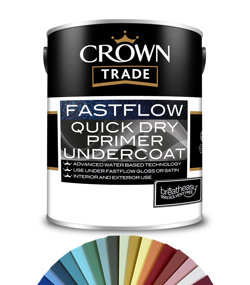 Crown Trade Fastflow Quick Dry Undercoat - 5L - Tinted Colour Match