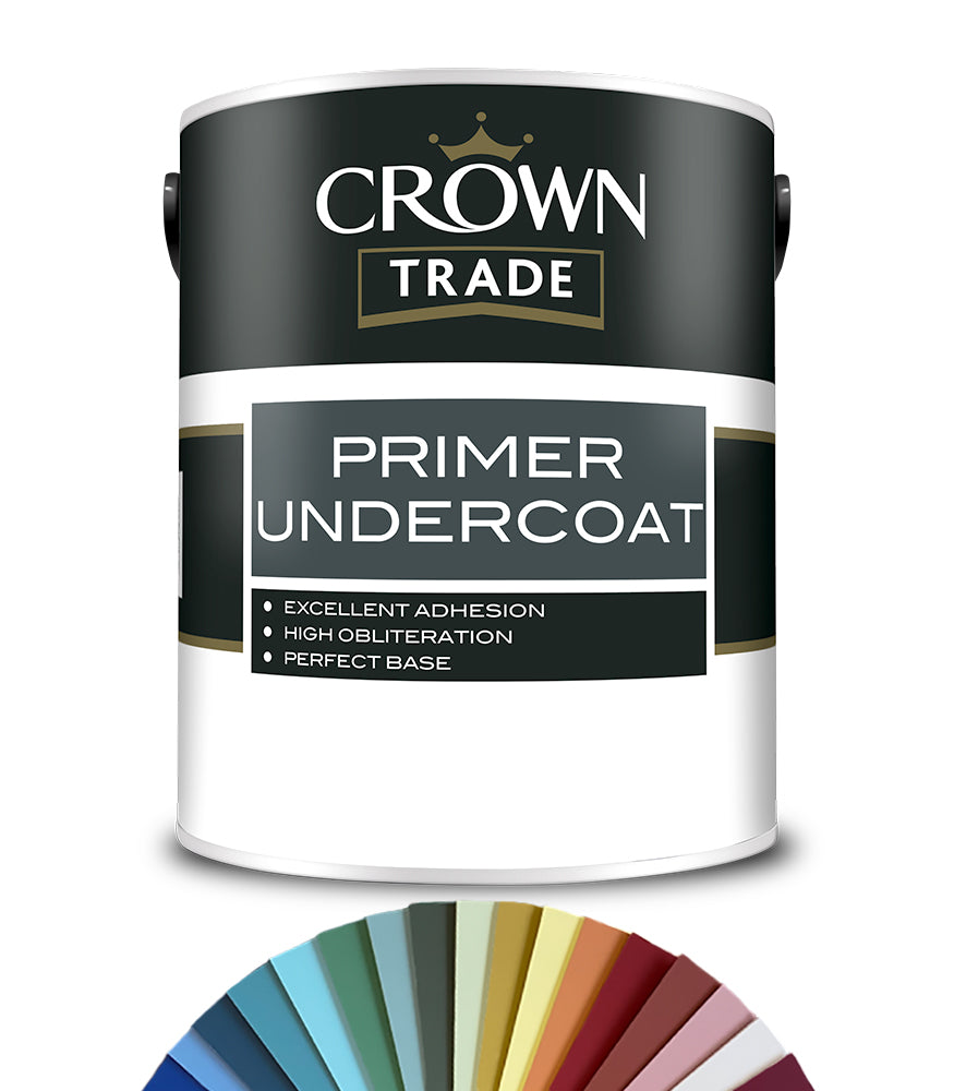 Crown Trade Primer Undercoat - 5L - Tinted Colour Match