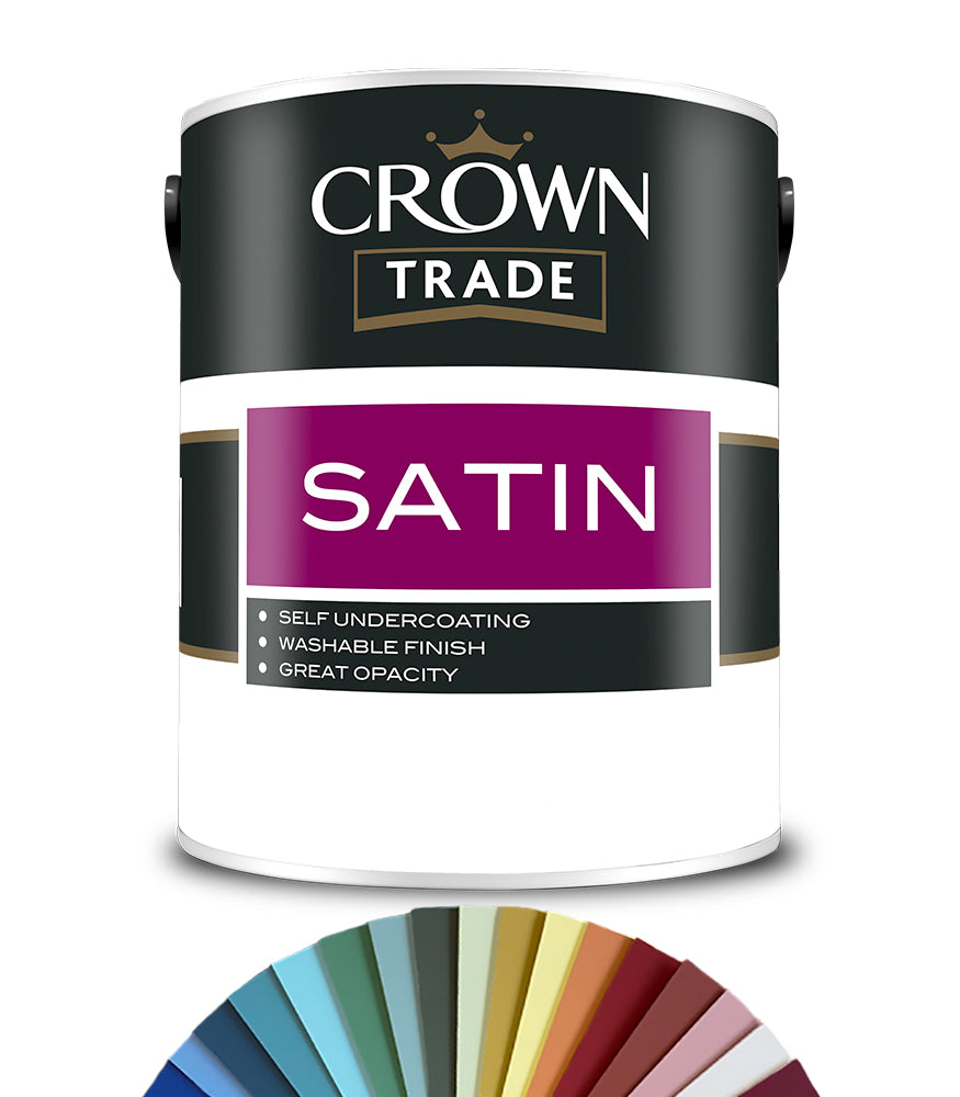 Crown Trade Satin Finish - 5L - Tinted Colour Match