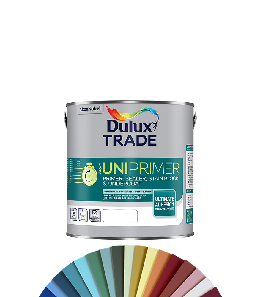 Dulux Trade Aqua Uni Primer 2.5 Litre - Tinted Colour Match