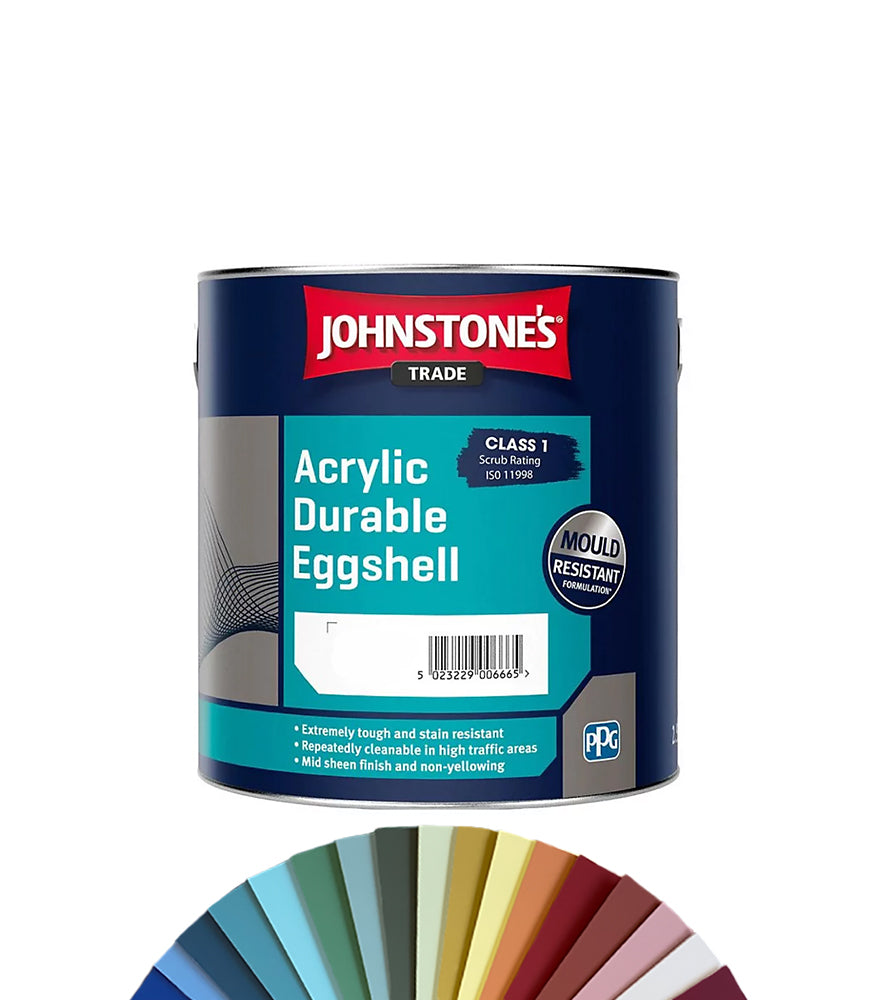 Johnstones Trade Acrylic Durable Eggshell 2.5L - Tinted Colour Match