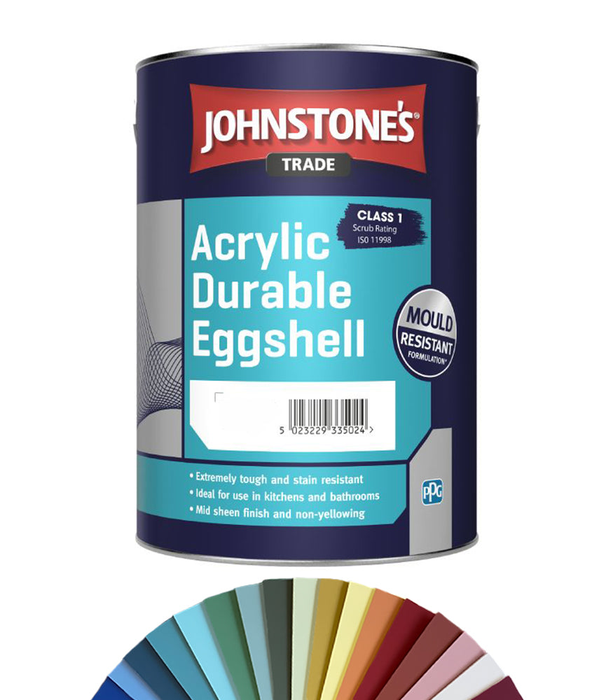 Johnstones Trade Acrylic Durable Eggshell 5L - Tinted Colour Match