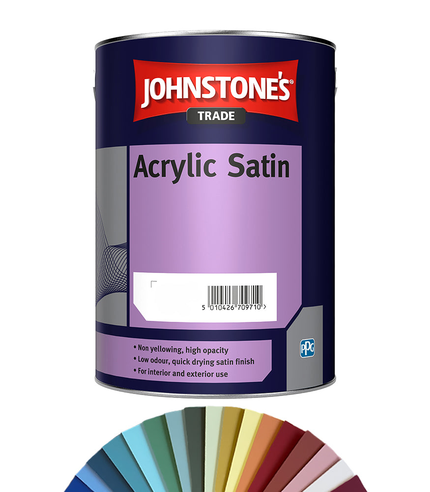 Johnstones Trade Acrylic Satin 5L - Tinted Colour Match