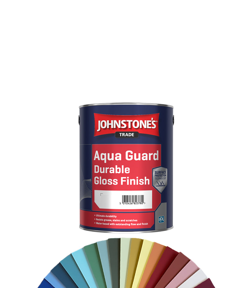 Johnstones Trade Aqua Guard Durable Gloss 1L - Tinted Colour Match