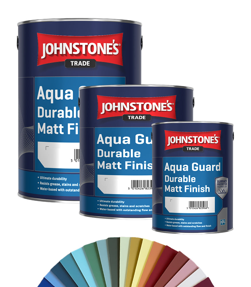 Johnstone's Aqua Guard Durable Matt Finish Paint - Tinted Colour Match