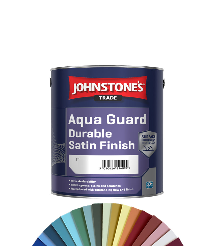 Johnstones Trade Aqua Guard Durable Satin 2.5L - Tinted Colour Match