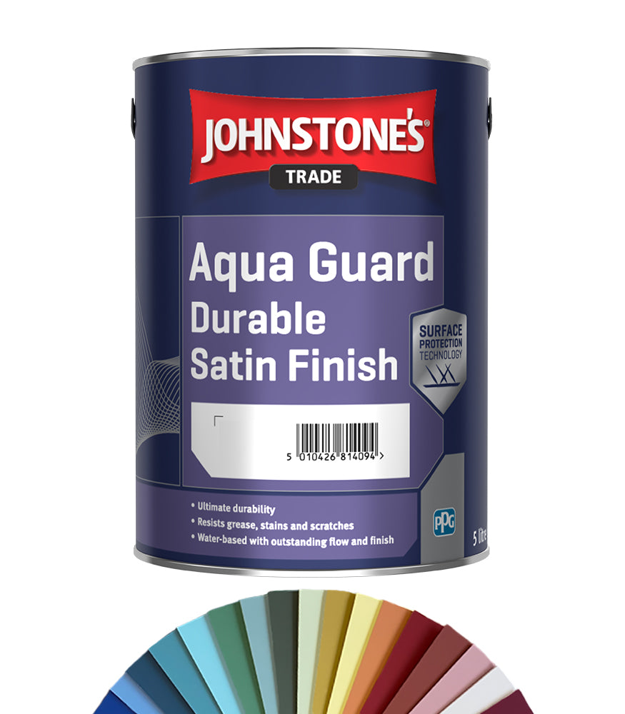 Johnstones Trade Aqua Guard Durable Satin 5L - Tinted Colour Match