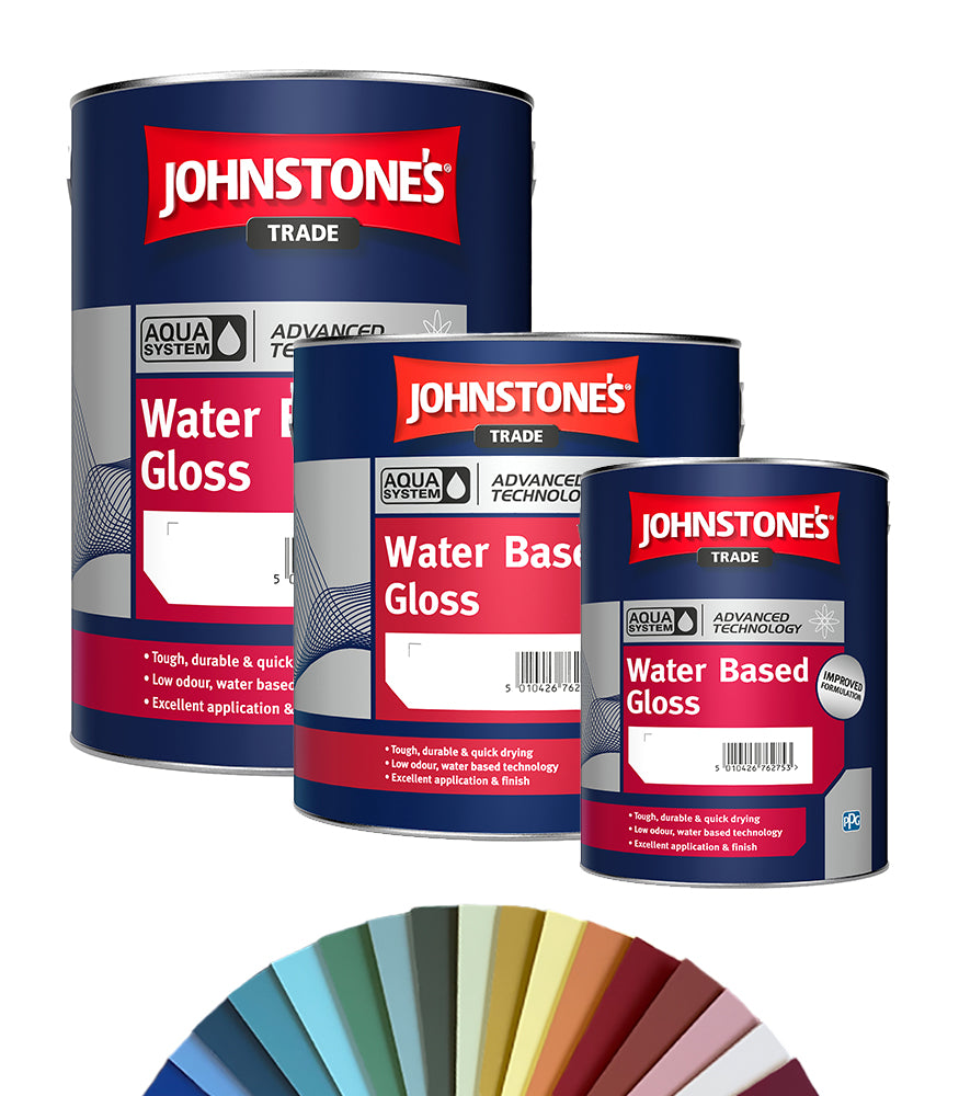 Johnstone's Trade Aqua Water Based Gloss Paint - Tinted Colour Match