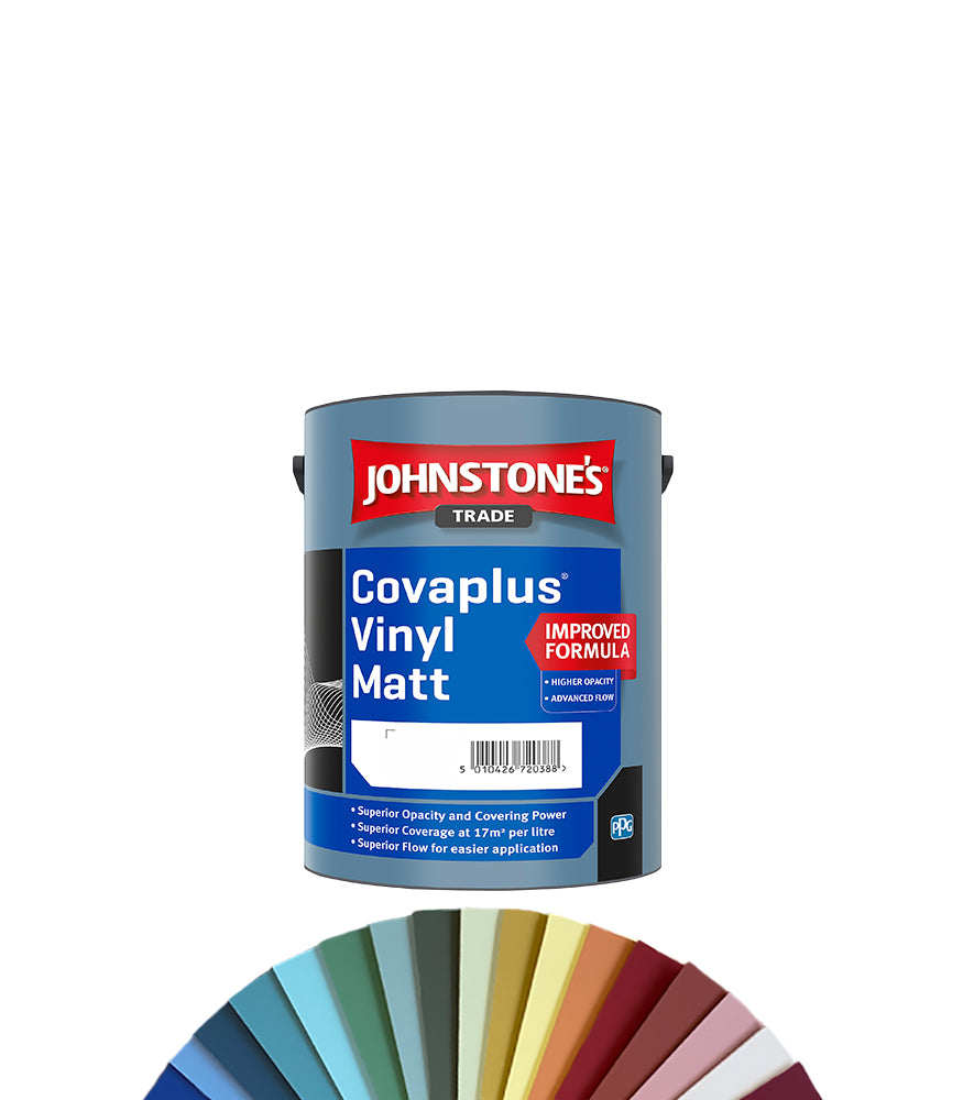 Johnstones Trade Covaplus Vinyl Matt 1L - Tinted Colour Match