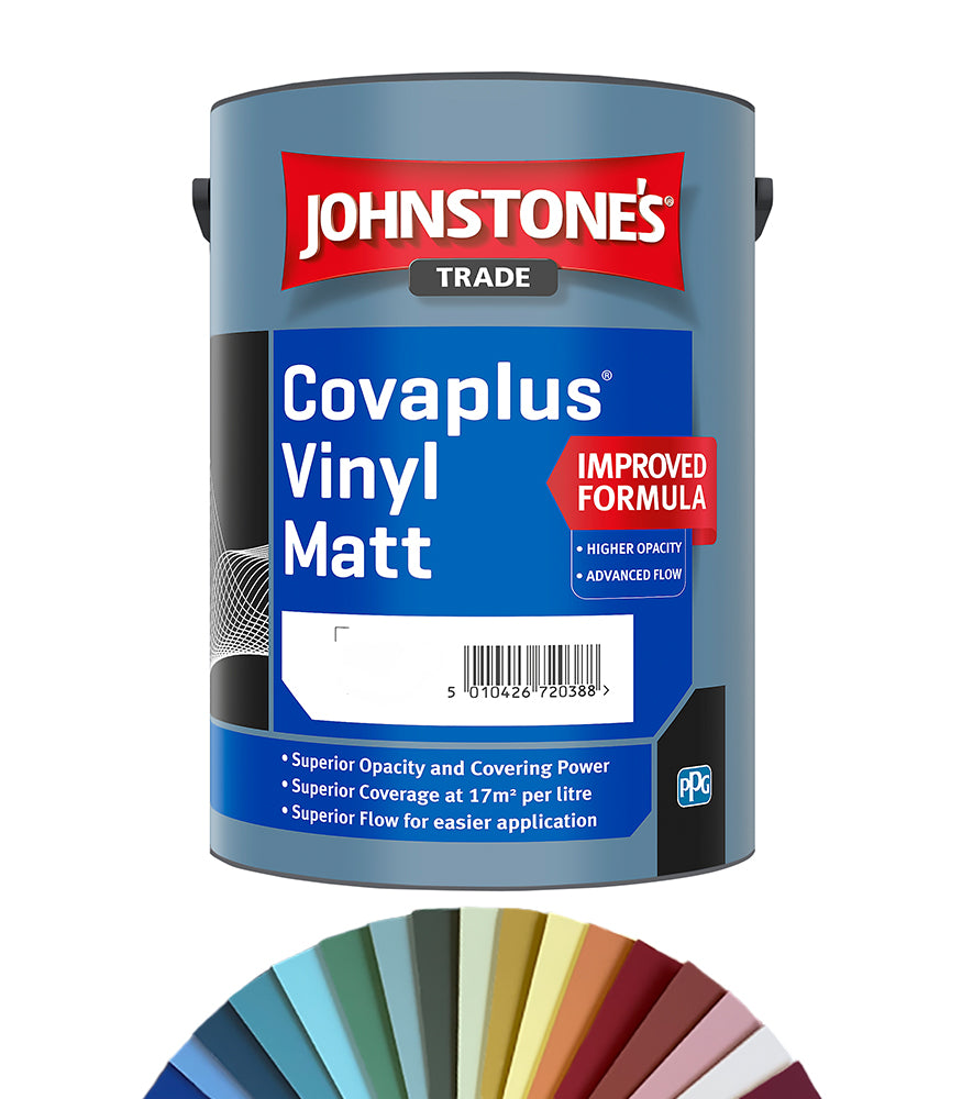 Johnstones Trade Covaplus Vinyl Matt 5L - Tinted Colour Match
