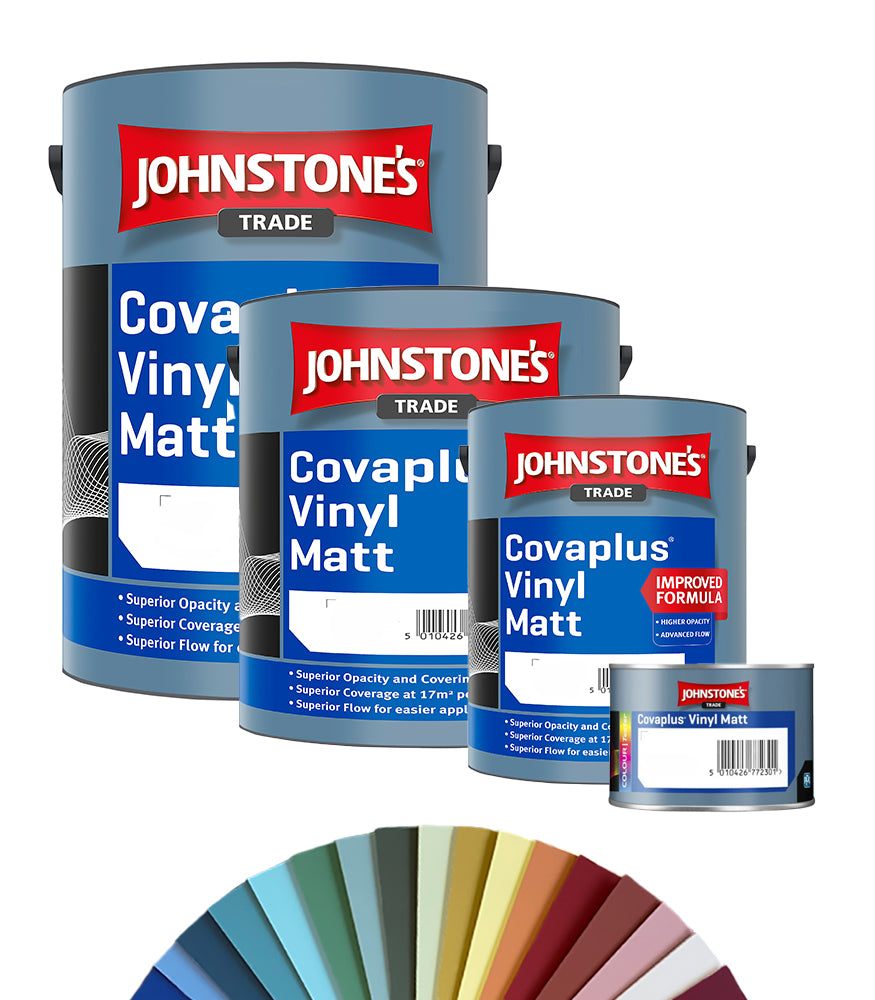 Johnstone's Trade Covaplus Vinyl Matt Paint - Tinted Colour Match
