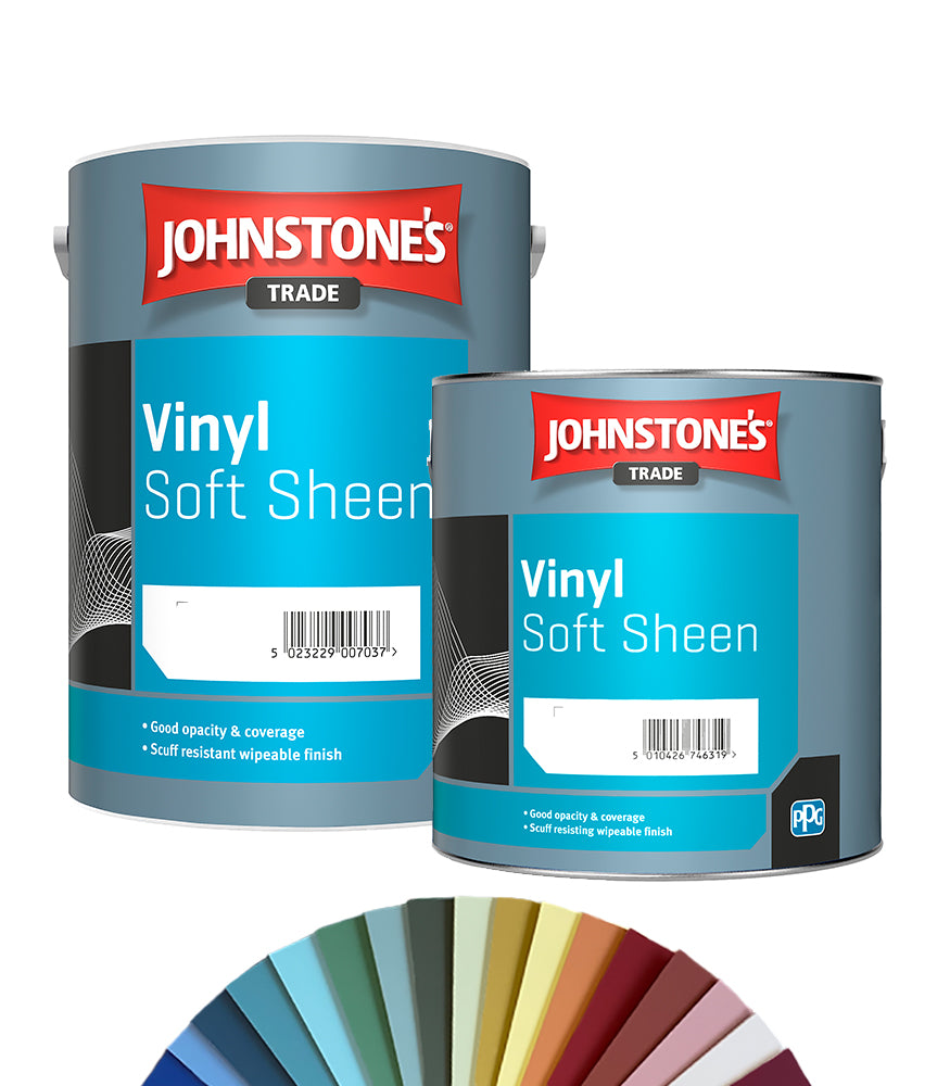 Johnstone's Trade Vinyl Soft Sheen Paint - Tinted Colour Match
