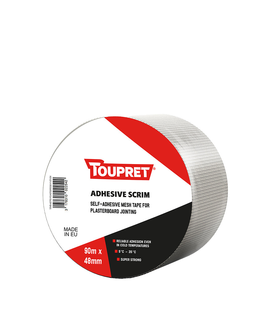 Toupret Adhesive Joint Scrim Tape - 48mm x 90m