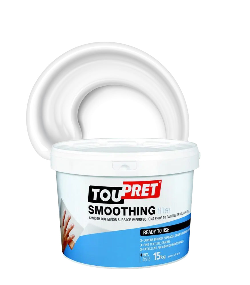 Toupret Interior Smoothing Filler - White - Ready to use - 15kg