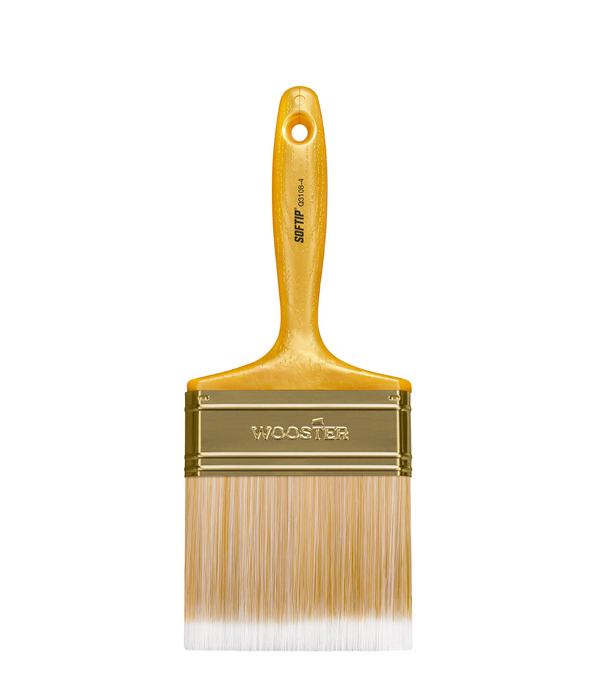 Wooster Softip Varnish Style Flat Paint Brush - 4 Inch