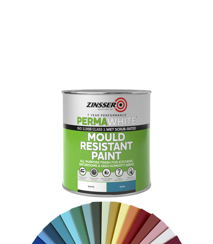 Zinsser Perma White Interior Paint - Satin - 1L - Tinted Colour Match