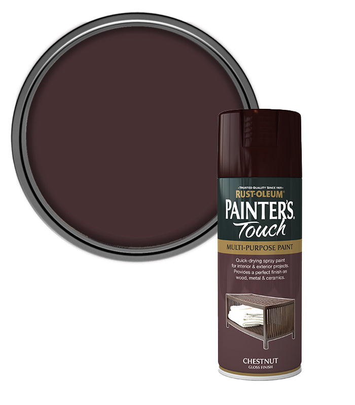Rust-Oleum Painter’s Touch Spray Paint 400ml Gloss - Chestnut