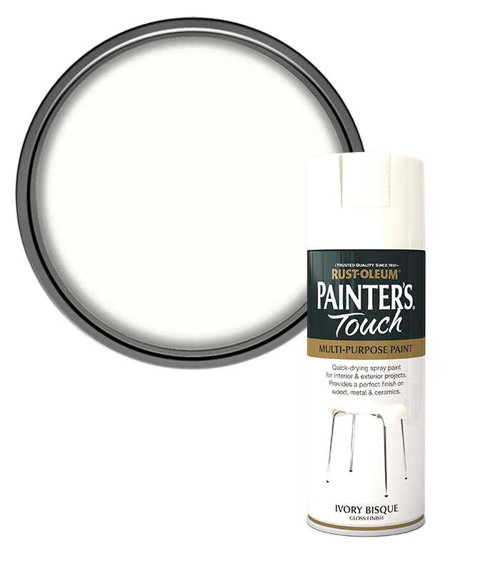 Rust-Oleum Painter’s Touch Spray Paint 400ml Gloss - Ivory Bisque