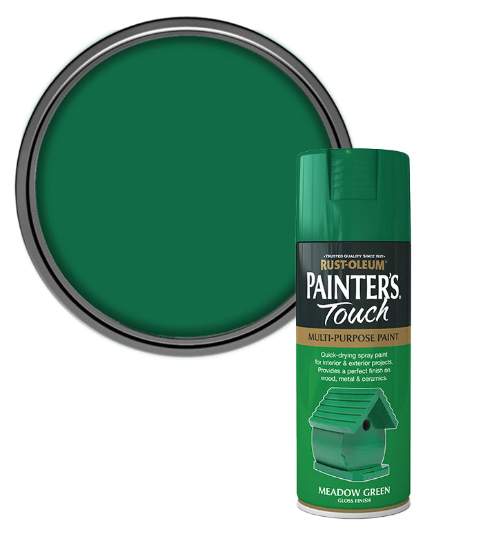 Rust-Oleum Painter’s Touch Spray Paint 400ml Gloss - Meadow Green