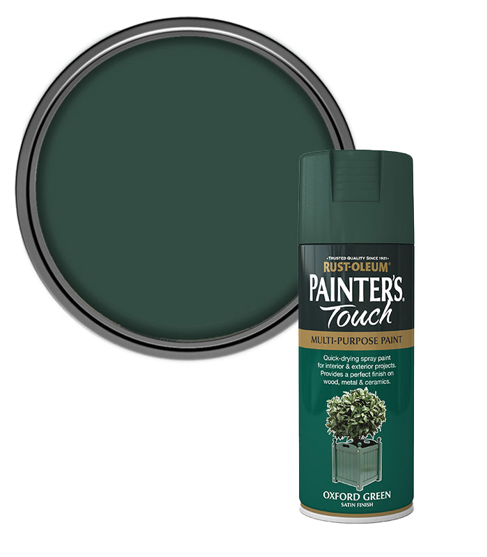Rust-Oleum Painter’s Touch Spray Paint 400ml Satin - Oxford Green