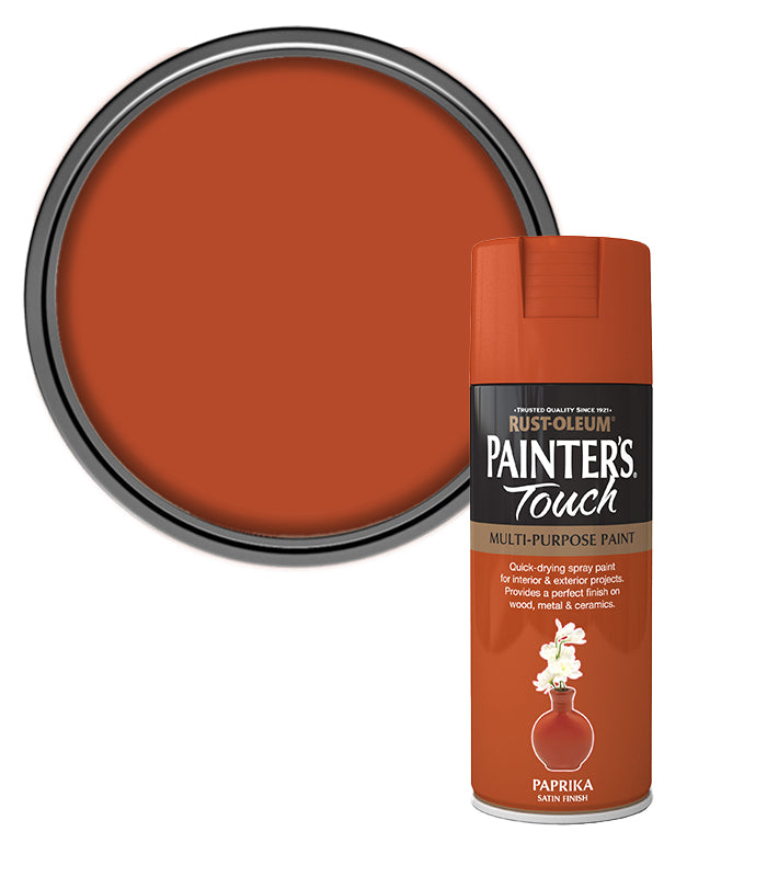 Rust-Oleum Painter’s Touch Spray Paint 400ml Satin - Paprika