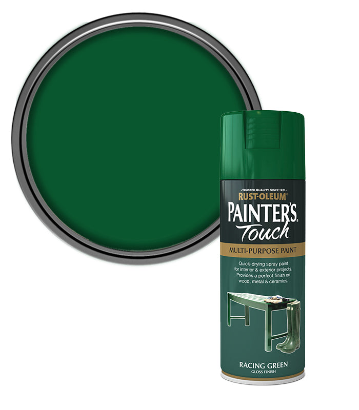 Rust-Oleum Painter’s Touch Spray Paint 400ml Gloss - Racing Green