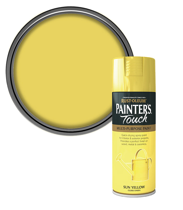 Rust-Oleum Painter’s Touch Spray Paint 400ml Gloss - Sun Yellow