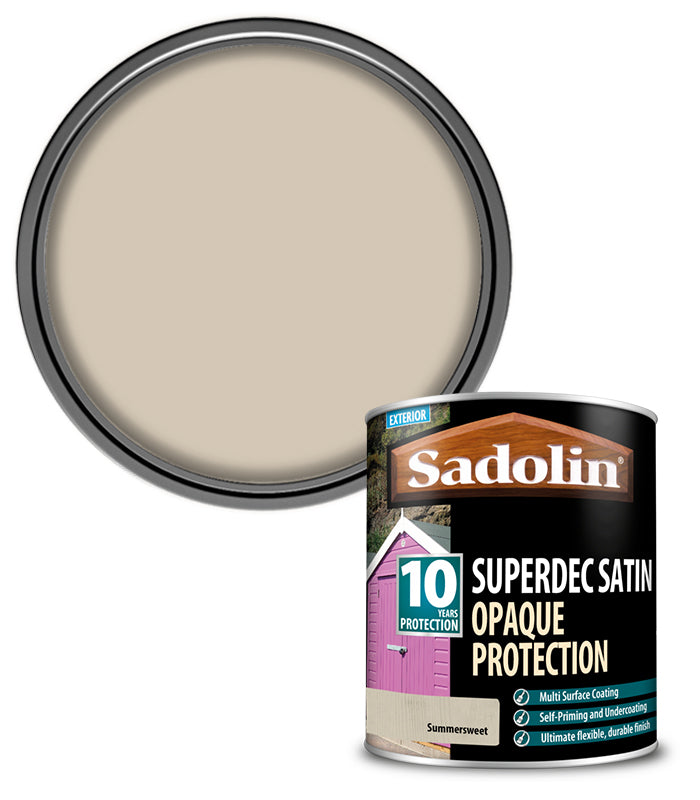 Sadolin Superdec Satin Opaque Wood Protection - Summer Sweet - 1L
