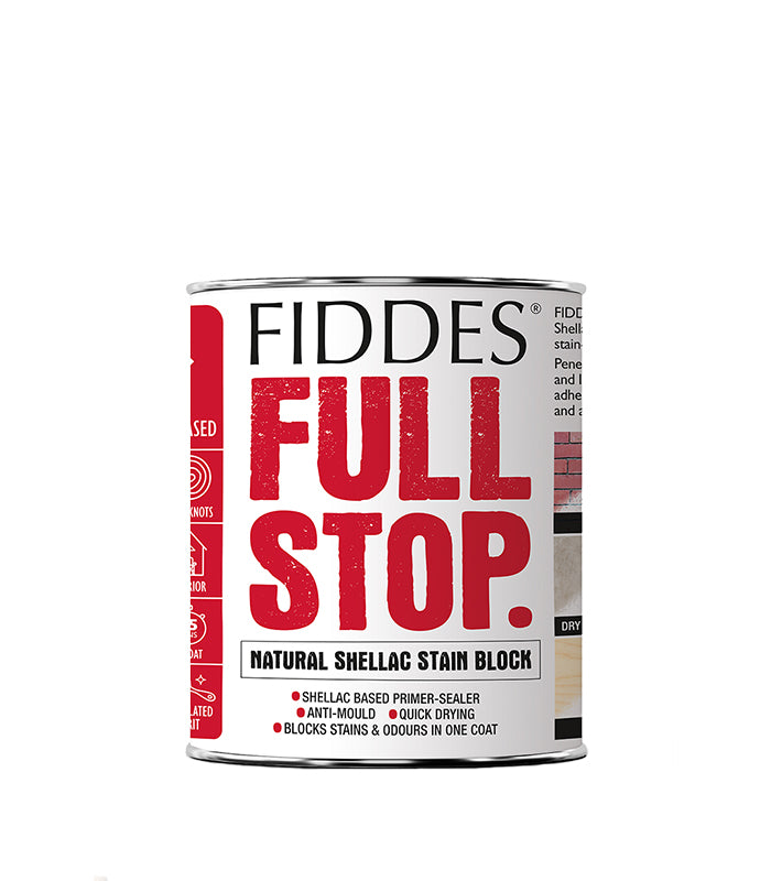 Fiddes Full Stop Stain Blocker Shellac Based Universal Primer White - 2.5 Litre