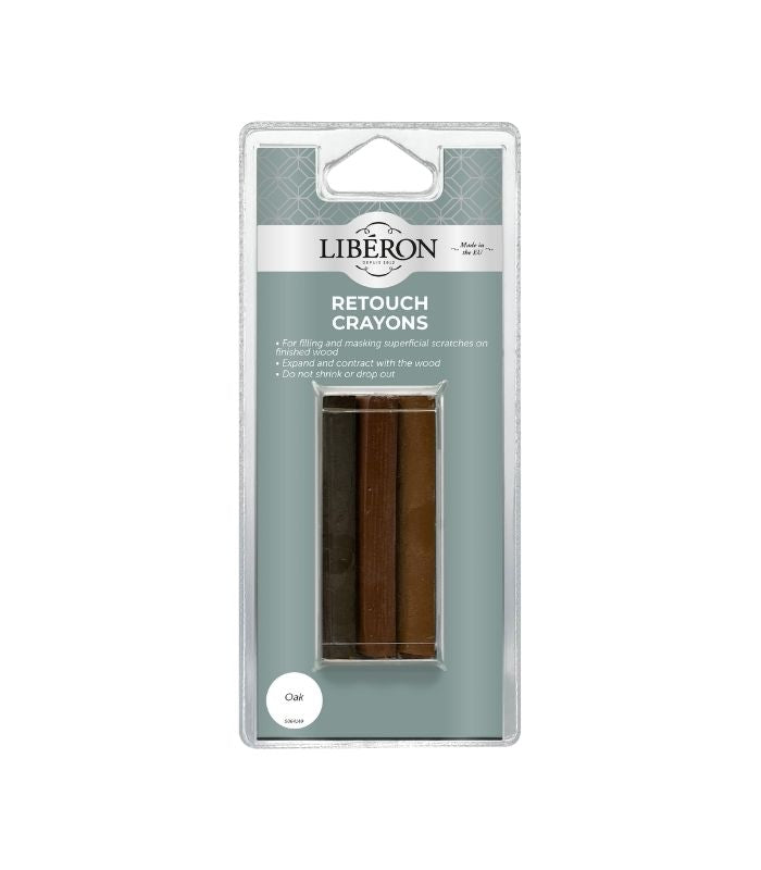 Liberon Retouch Crayons - Oak - 3 x 10ml