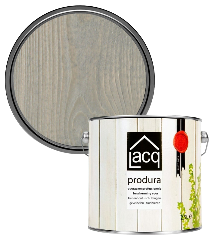 Lacq Produra Superior Wood Protector - Old Grey - 2.5 Litre