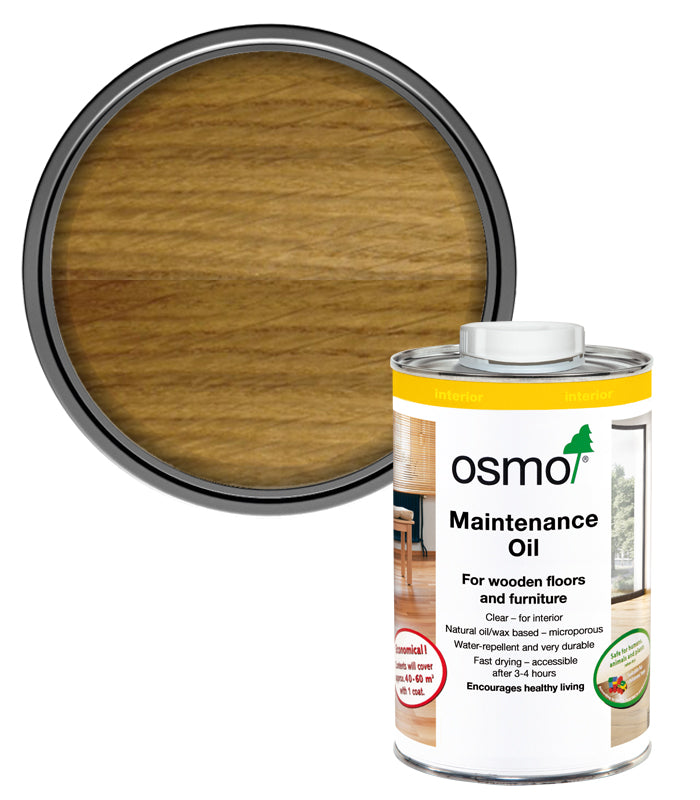 Osmo Maintenance Oil - Clear- Matt - 1 Litre