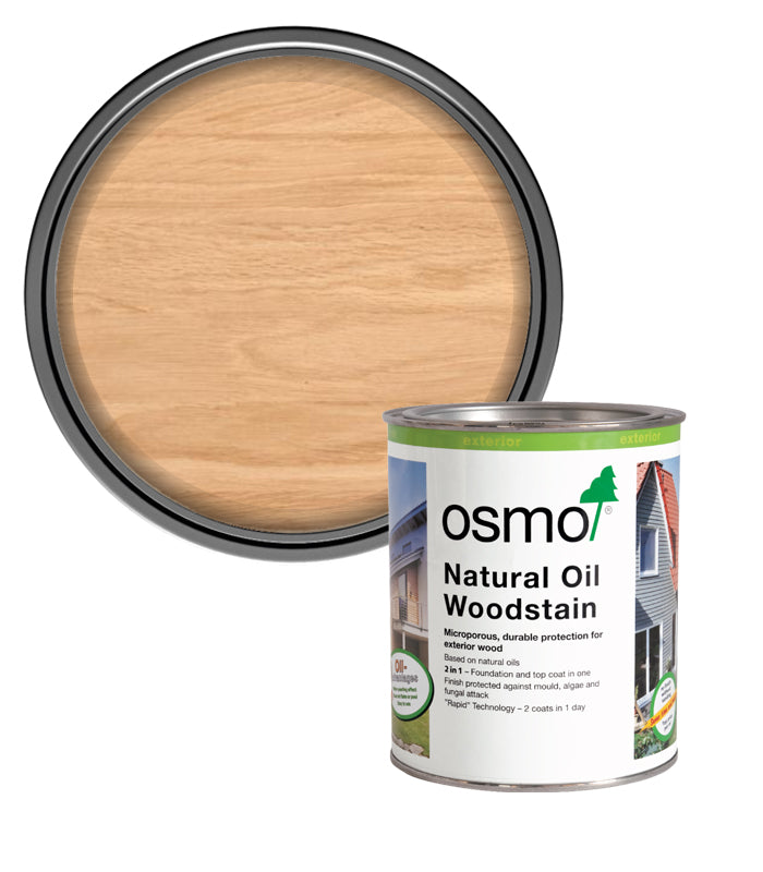Osmo Natural Oil Woodstain - Clear (Matt) - 750ml