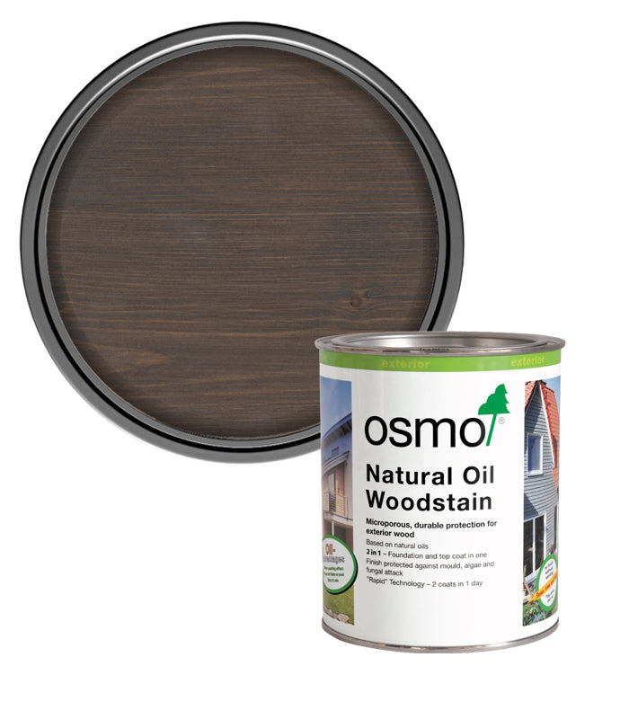 Osmo Natural Oil Woodstain - Quartz Grey - 750ml