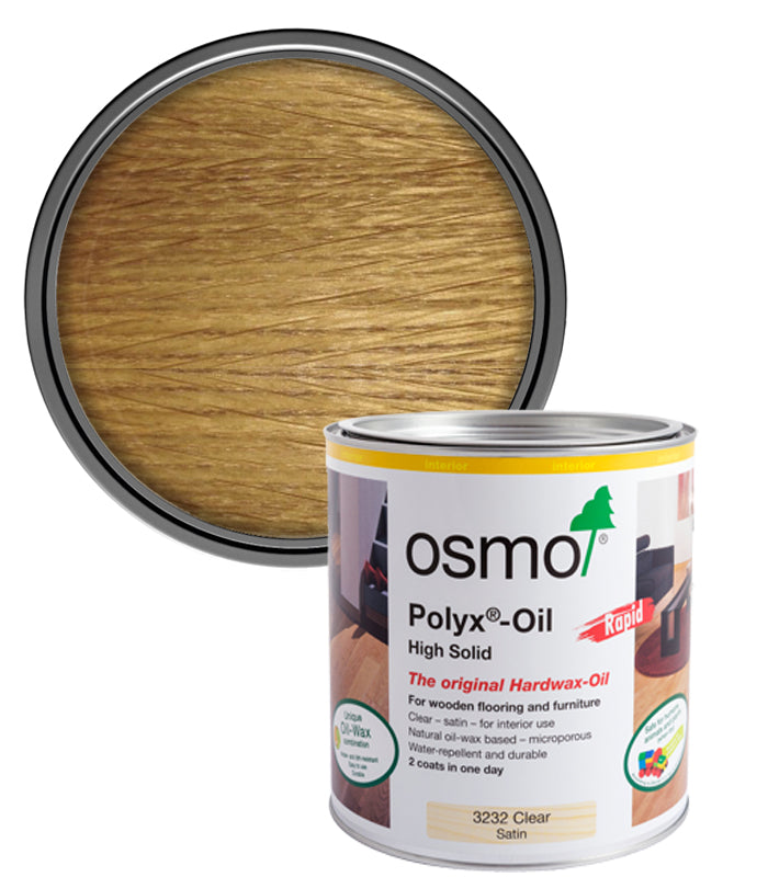 Osmo Polyx Oil Rapid - Clear - Satin - 750ml