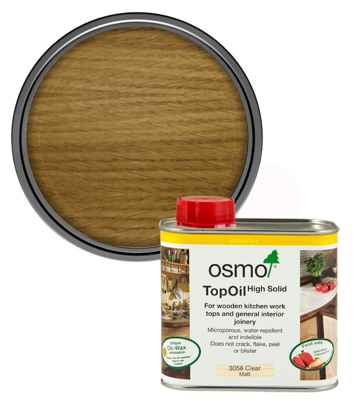 Osmo Top Oil - Clear Matt - 0.5 Litre