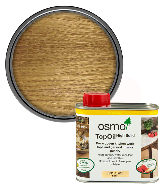 Osmo Top Oil - Clear Satin - 0.5 Litre