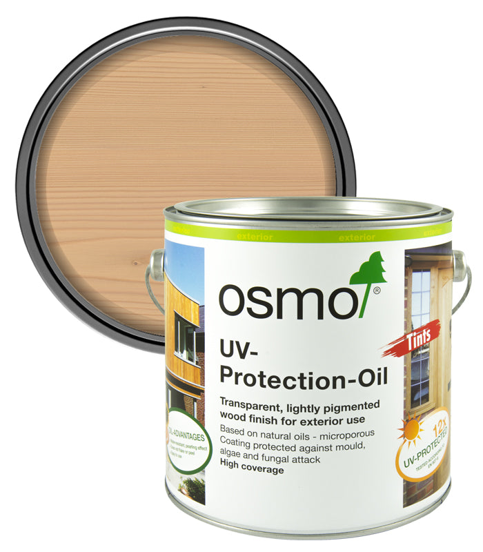 Osmo UV Protection Oil Tints - With Film Protection - Larch - 2.5 Litre