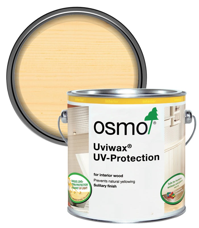 Osmo Uviwax Non Yellowing UV Protection - Clear - Satin - 2.5L