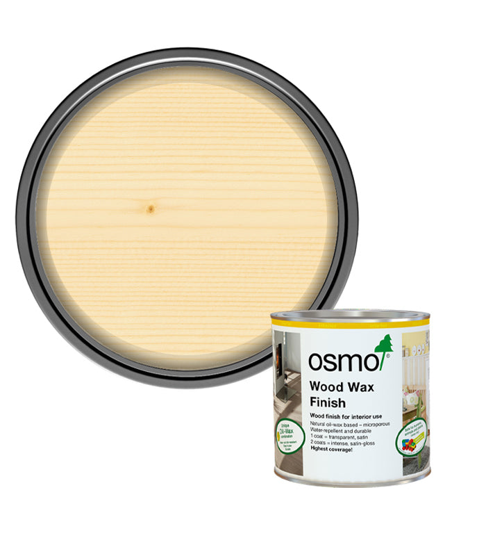 Osmo Wood Wax Finish Satin - Clear - 375ml