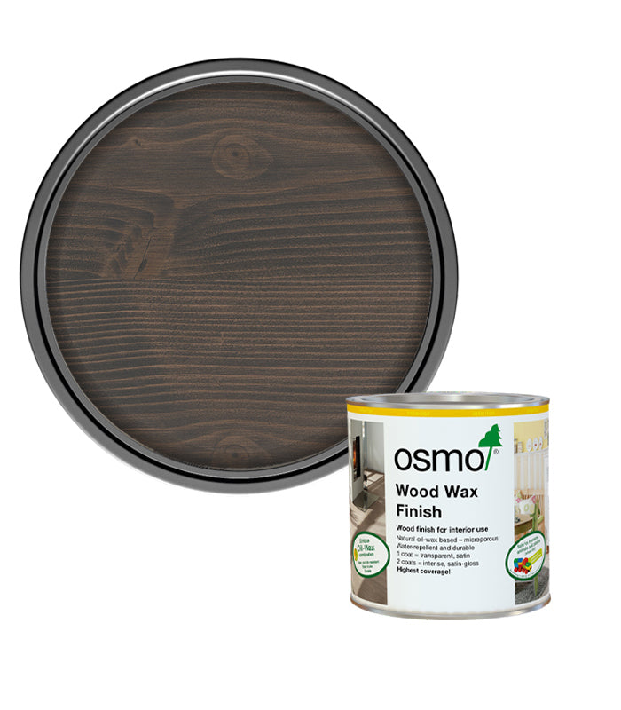 Osmo Wood Wax Finish Satin - Granite Grey - 375ml