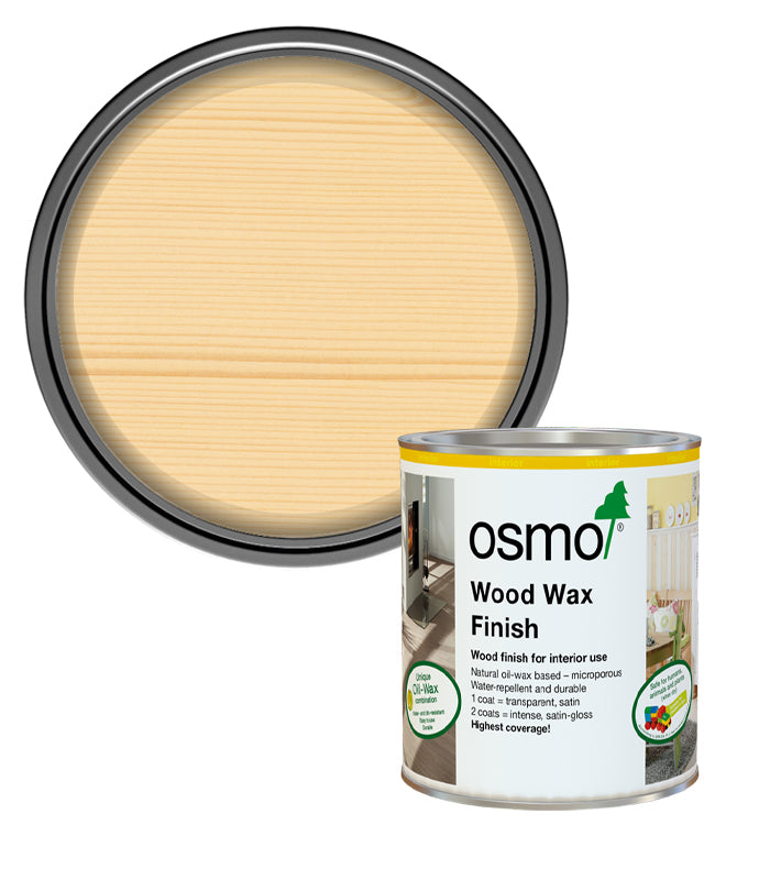 Osmo Wood Wax Finish Satin - Birch - 750ml