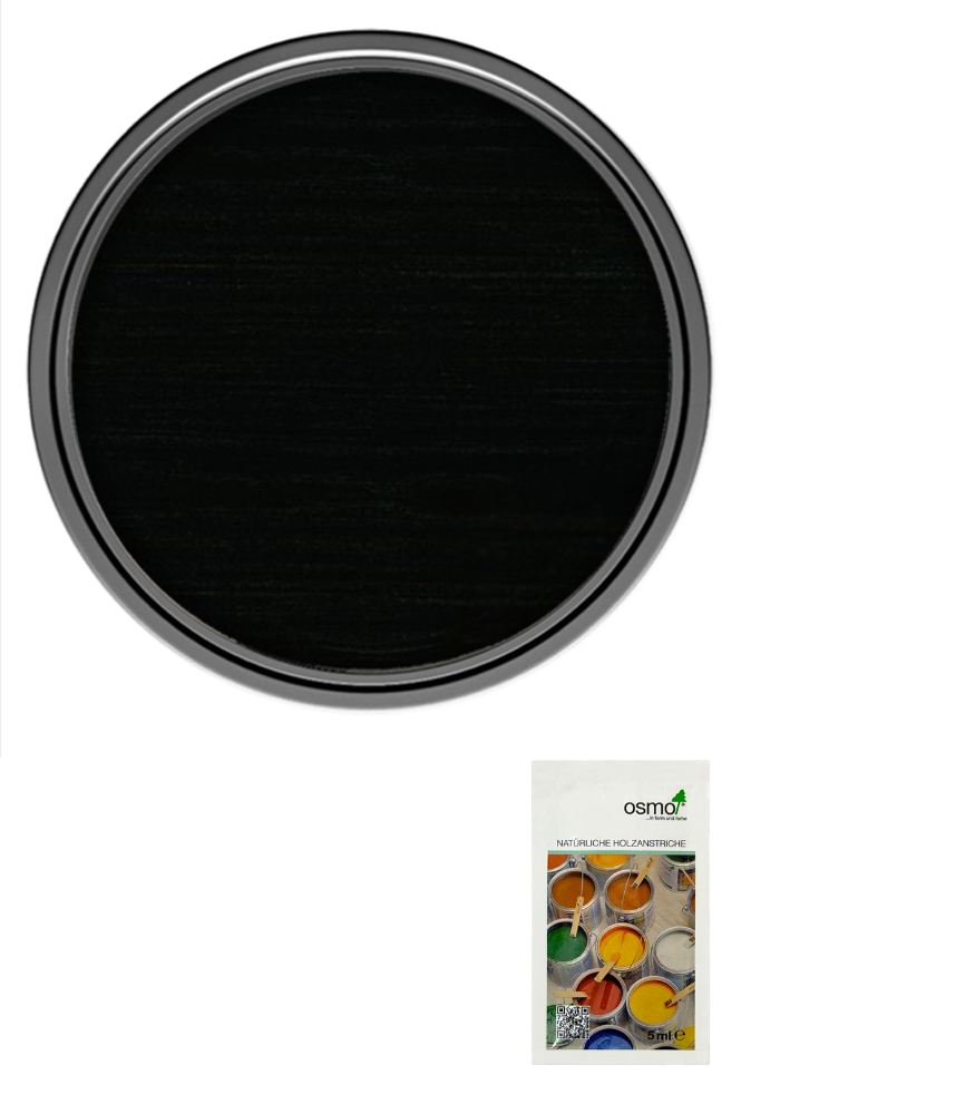 Osmo Natural Oil Woodstain - Ebony - Sample 5ml
