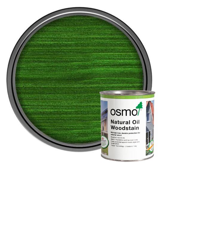 Osmo Natural Oil Woodstain - Fir Green - 125ml