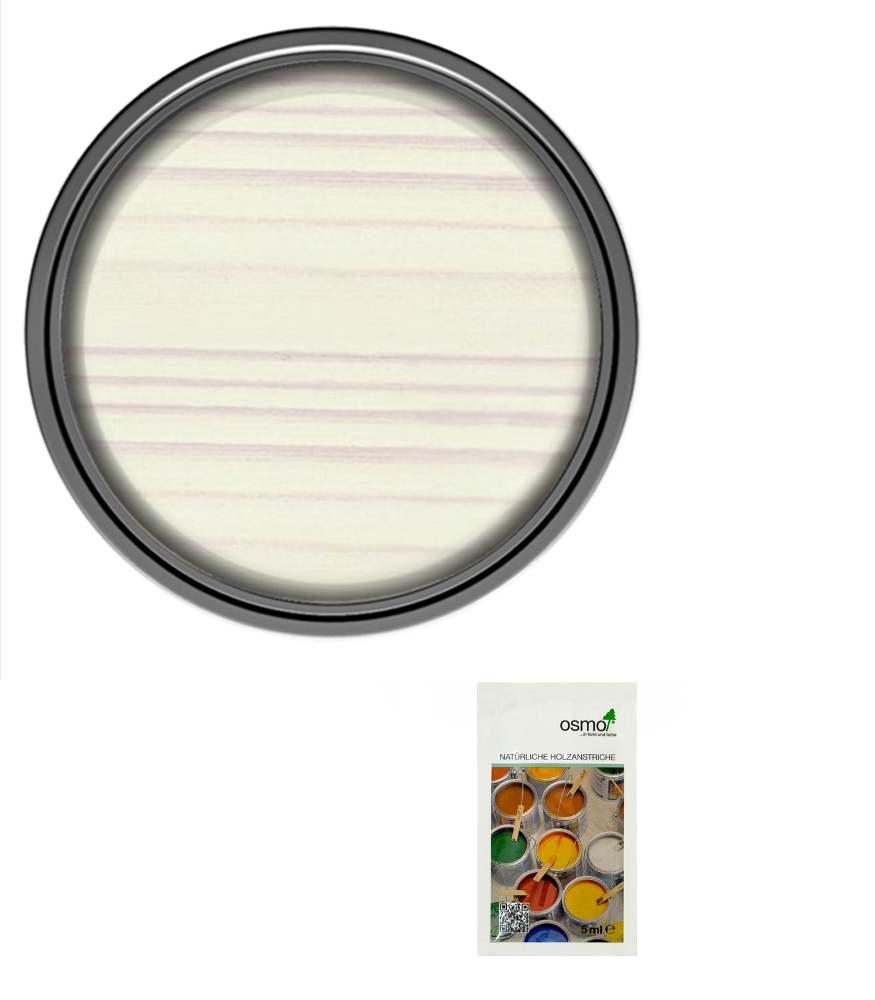 Osmo Natural Oil Woodstain - White - Sample 5ml