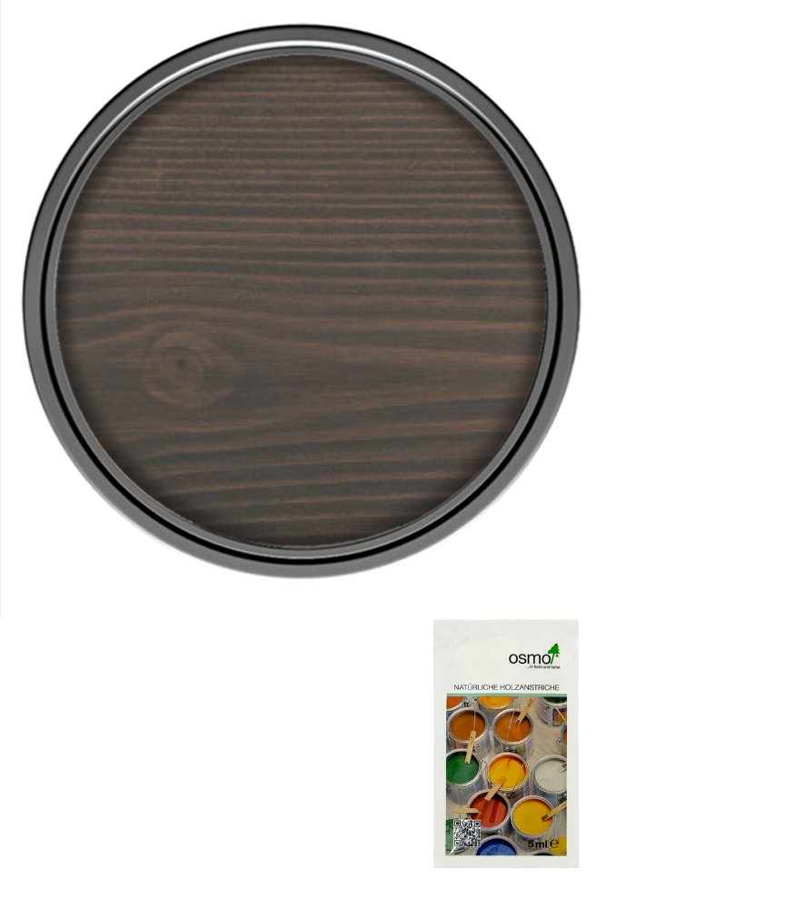 Osmo Wood Wax Finish Satin - Granite Grey - Sample 5ml