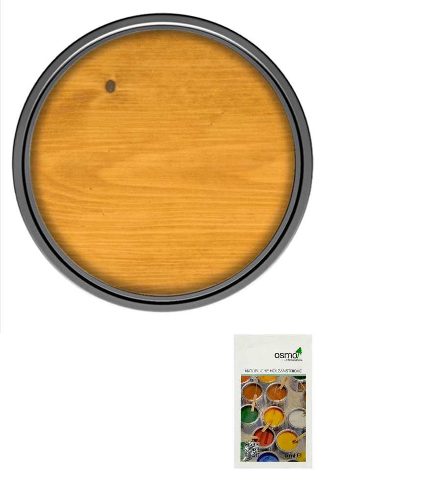Osmo Wood Wax Finish Satin - Light Oak - Sample 5ml