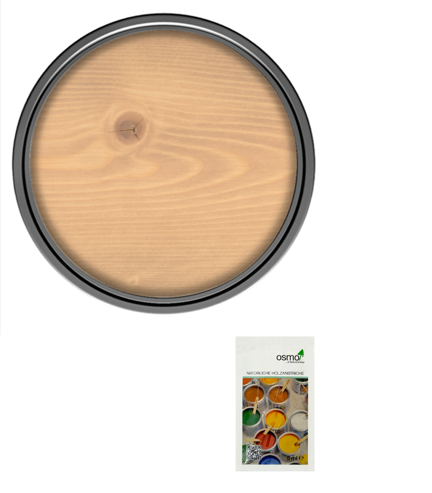 Osmo Wood Wax Finish Satin - Light Steamed Beech - Sample 5ml