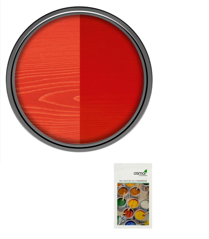 Osmo Wood Wax Finish Satin - Red - Sample 5ml