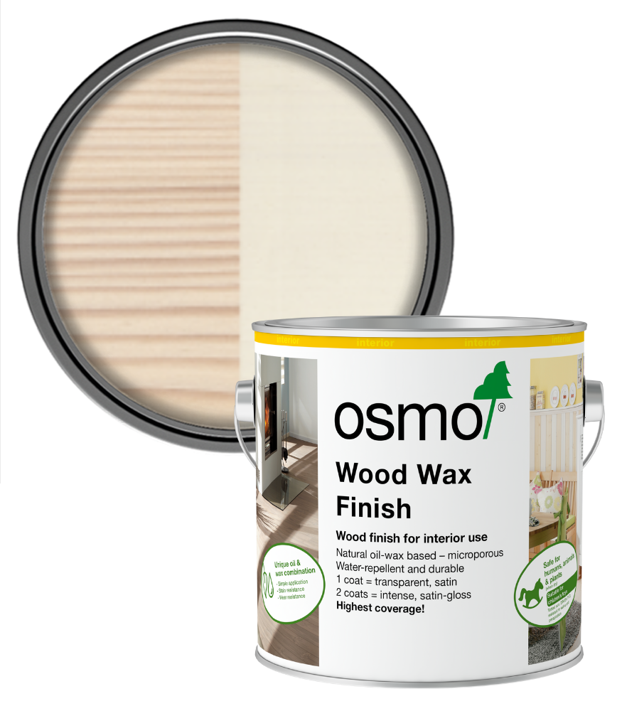 Osmo Wood Wax Finish Satin - Silk - 2.5L
